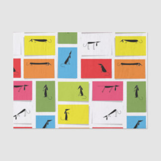 Colorful Dachshunds Tissuepapier