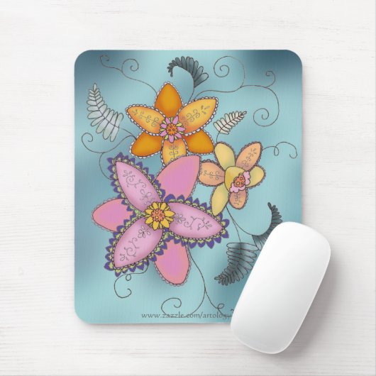 Colorful Daffodils Mousepad Muismat (Met muis)