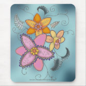 Colorful Daffodils Mousepad Muismat (Voorkant)