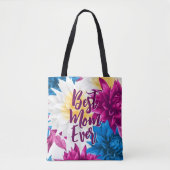 Colorful Dahlia flower | MOEDERDAG Tote Bag (Voorkant)