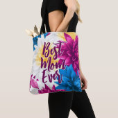 Colorful Dahlia flower | MOEDERDAG Tote Bag (Dichtbij)