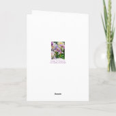 Colorful Dahlia Flowers Happy Birthday Kaart (Achterkant)