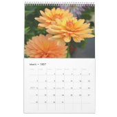 Colorful dahlia kalender (Mar 2027)