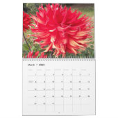Colorful Dahlias Floral Photographic Kalender (Mar 2026)