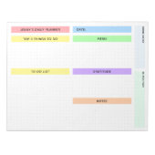 Colorful Daily Planner Notitieblok (Voorkant)