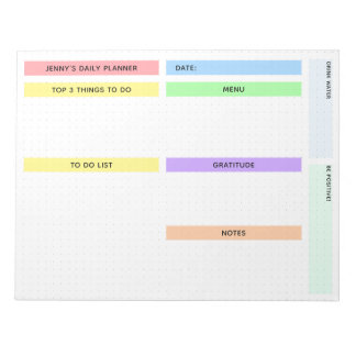 Colorful Daily Planner Notitieblok