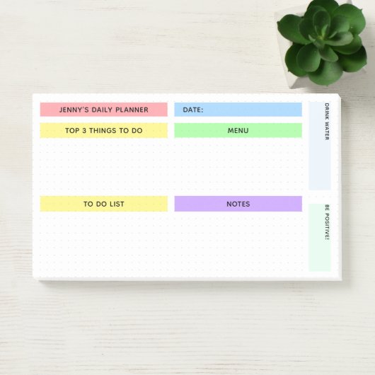 Colorful Daily Planner Post-it® Notes (Kantoor)