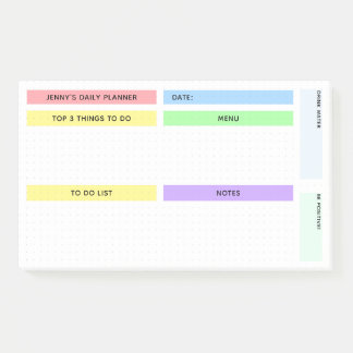 Colorful Daily Planner Post-it® Notes