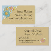 Colorful Daisies All Purpose Visitekaartje (Voorkant / Achterkant)