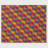 Colorful Daisies Cadeaupapier (Vlak)