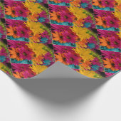 Colorful Daisies Cadeaupapier (Hoek)