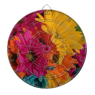 Colorful Daisies Dartbord