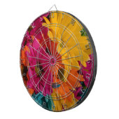 Colorful Daisies Dartbord (Voorkant Rechts)