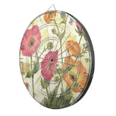 Colorful Daisies Dartbord (Voorkant Rechts)