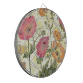 Colorful Daisies Dartbord (Voorkant Links)