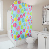 Colorful Daisies Douchegordijn (In situ)