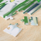 Colorful Daisies en Doberman Pincher Puppy Legpuzzel (Zijkant)