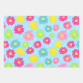 Colorful Daisies Inpakpapier Vel (Voorkant 2)