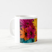 Colorful Daisies Koffiemok (Voorkant links)