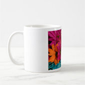 Colorful Daisies Koffiemok (Links)