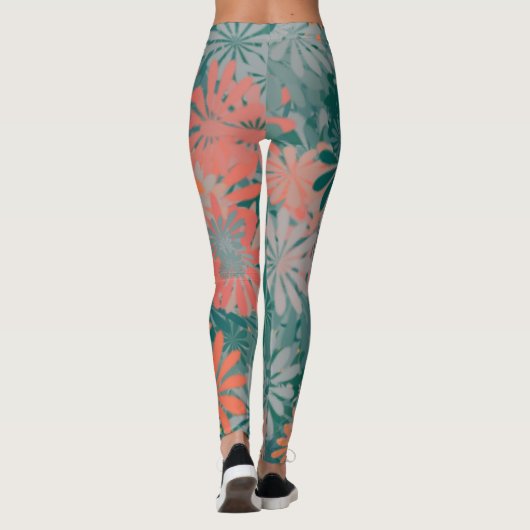Colorful Daisies Leggings (Achterkant)