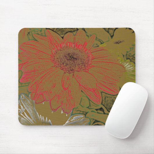 Colorful Daisies Mousepad Muismat (Met muis)