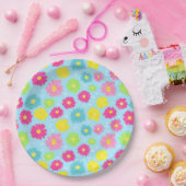 Colorful Daisies Papieren Bordje (Feest)