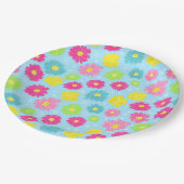 Colorful Daisies Papieren Bordje (Gekanteld)