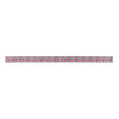 Colorful Daisies Ribbon Satijnen Lint (Voorkant)