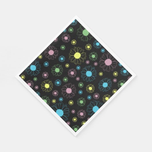 Colorful Daisies Servet (Hoek)