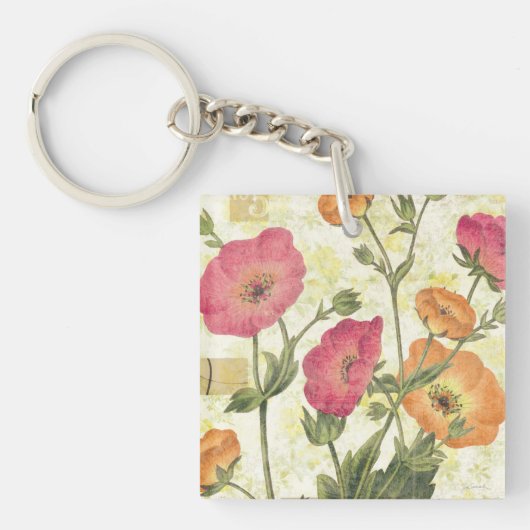 Colorful Daisies Sleutelhanger (Voorkant)