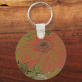 Colorful Daisies Sleutelhanger (Voorkant)