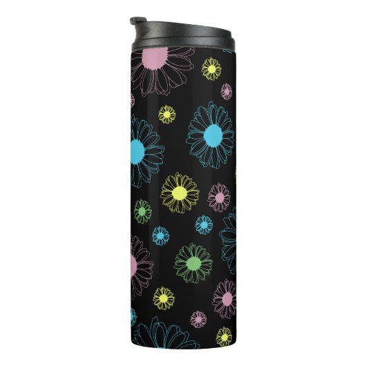 Colorful Daisies Thermosbeker (Geroteerd rechts)