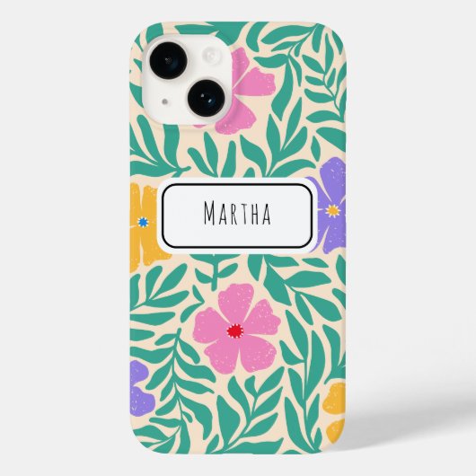 Colorful Daisy Flower Phone Case  (Achterkant)