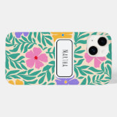 Colorful Daisy Flower Phone Case  (Achterkant (horizontaal))