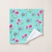 Colorful Daisy Flowers Bad Handdoek (Wasdoekje)