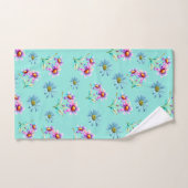 Colorful Daisy Flowers Bad Handdoek (Handdoek)