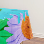 Colorful Daisy Flowers Patroon Tafelkleed (Voorbeeld)