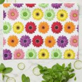 Colorful Daisy Print Theedoek (Gevouwen)