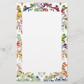 Colorful Damask Briefpapier (Voorkant)