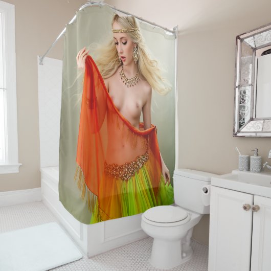 Colorful Dance Artwork Douchegordijn (In situ)