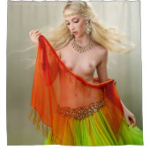 Colorful Dance Artwork Douchegordijn (Voorkant)