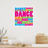 Colorful Dance Poster (Keuken)