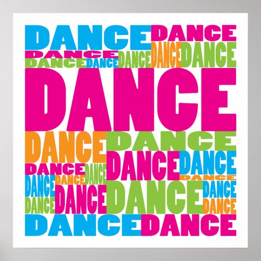 Colorful Dance Poster (Voorkant)
