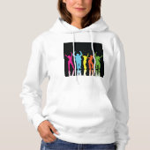 Colorful Dancers dansen rond Hoodie (Voorkant)