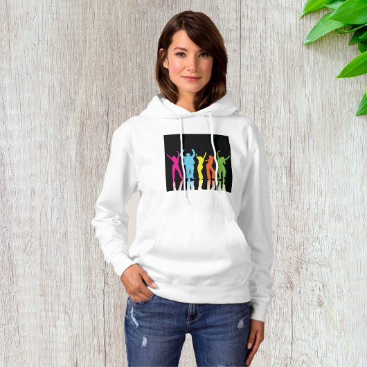 Colorful Dancers dansen rond Hoodie