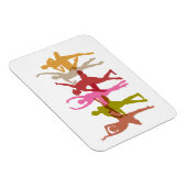 Colorful Dancing Ballerinas Magneet (Rechterzijde)