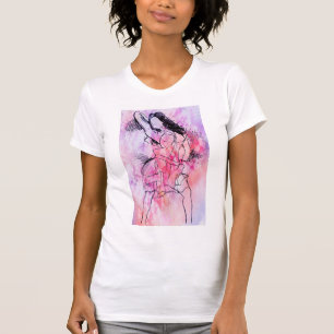 Colorful Dancing Girl T-shirt