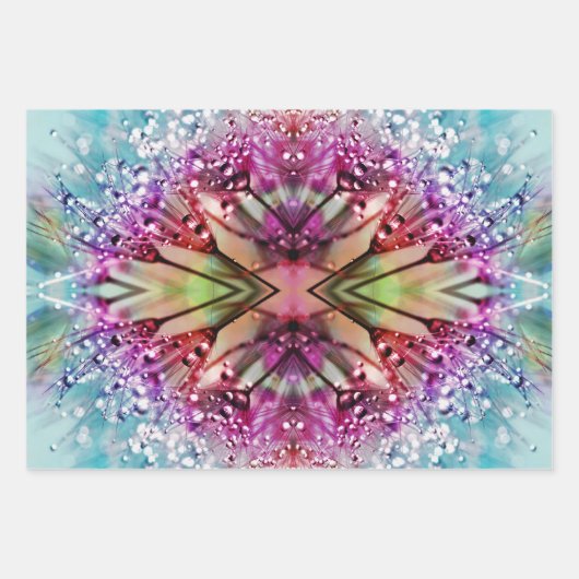 Colorful Dandelion Inpakpapier Vel (Voorkant 3)