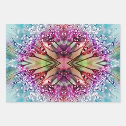 Colorful Dandelion Inpakpapier Vel (Voorkant 2)